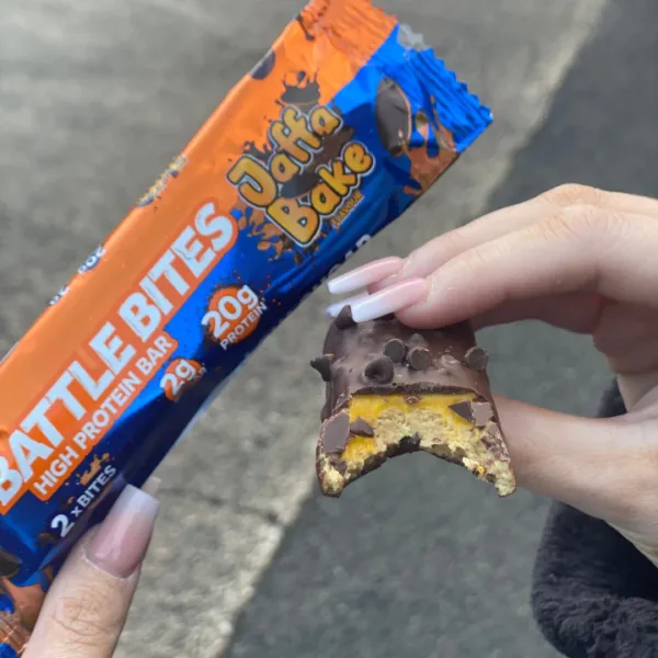 Battle bites jaffa bake protein bars - 12 pack