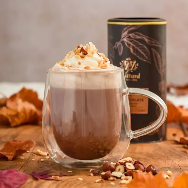 Hazelnut flavour hot chocolate