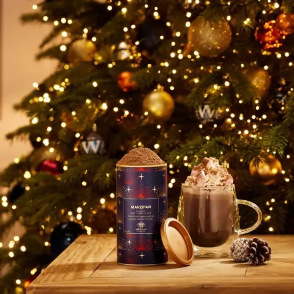 Marzipan flavour hot chocolate