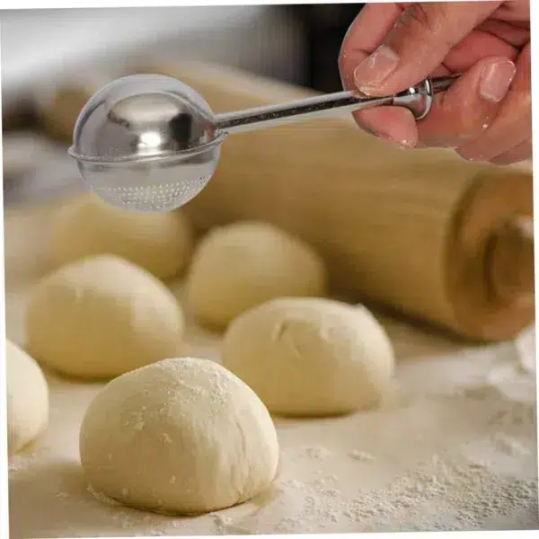 Icing sugar dusting shaker ball