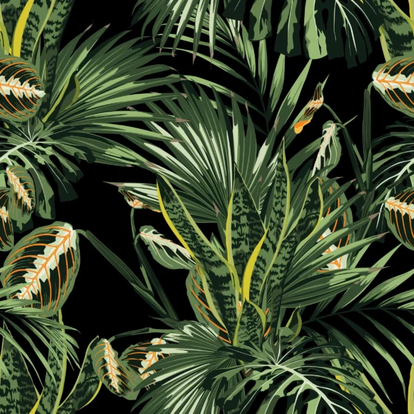 Hawaii jungle custom splashback - for kitchen & bathroom