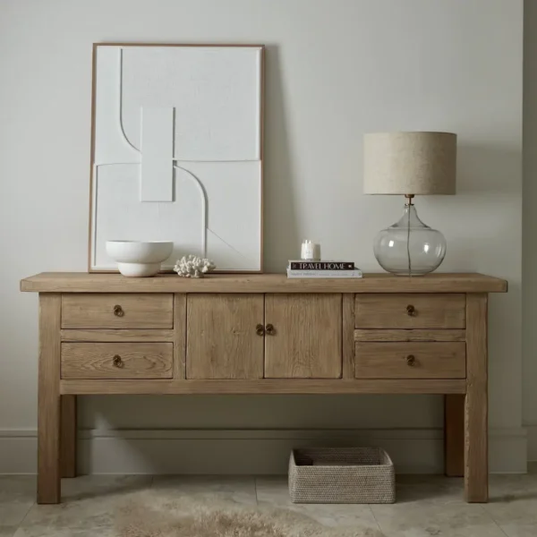 Langley reclaimed wooden console table