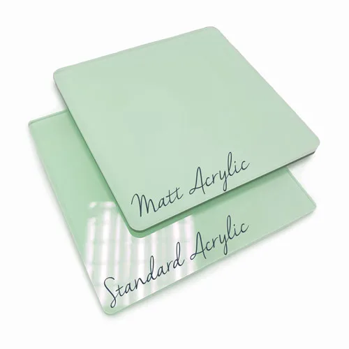 Matt mint green custom splashback- for kitchen & bathroom
