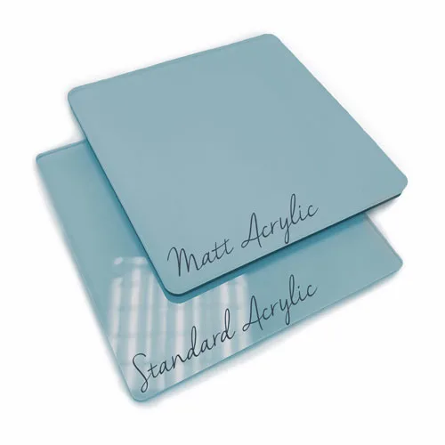 Matt baby blue custom splashback- for kitchen & bathroom