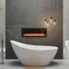 40 Inch Wall Mounted/Freestanding Electric Fireplace