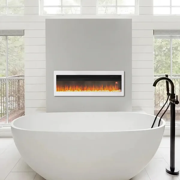 40 inch wall mounted/freestanding electric fireplace