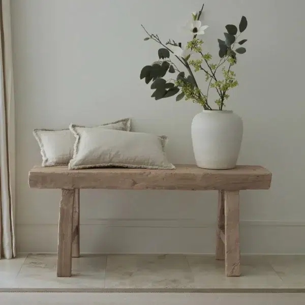 Padstow Reclaimed Elm Wood Bench