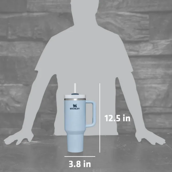 Stanley quencher 40oz chambray h2. 0 flowstate insulated tumbler