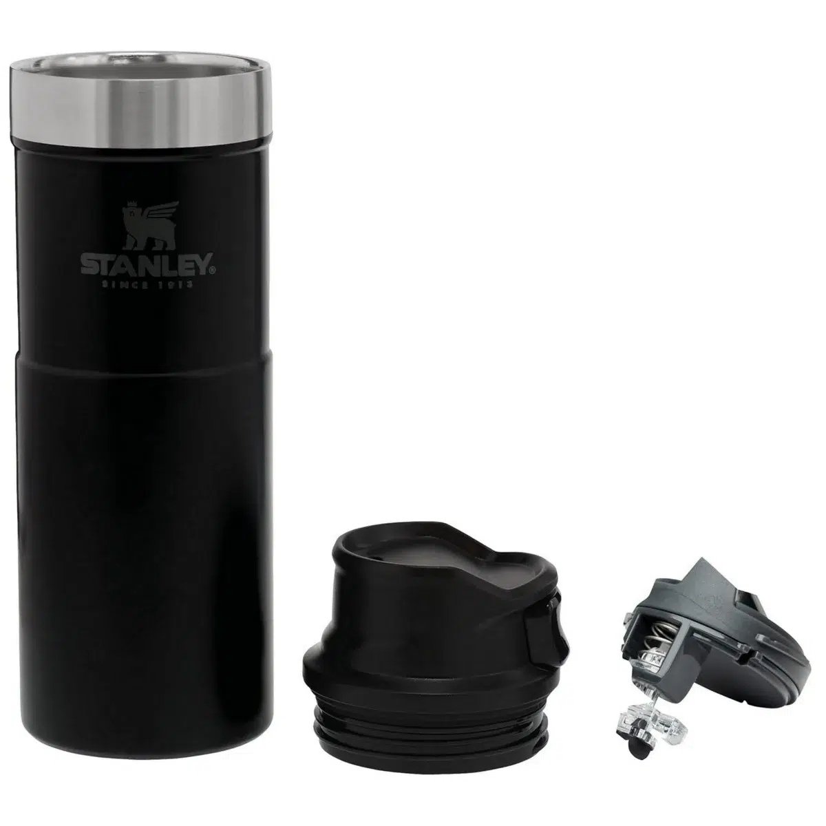 Stanley matt black trigger action travel mug 0. 47l Stanley matt black trigger action travel mug 0. 47l