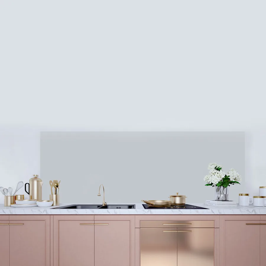 Matt bright ice custom splashback- for kitchen & bathroom