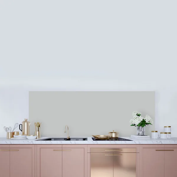 Matt Pearl Grey Custom Splashback- For Kitchen & Bathroom