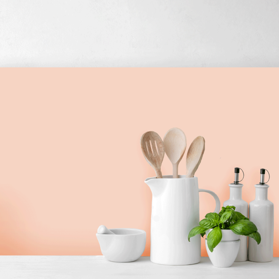 Matt washed blush custom splashback- for kitchen & bathroom