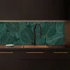 Modern Leaves Custom Splashback - For Kitchen & Bathroom
