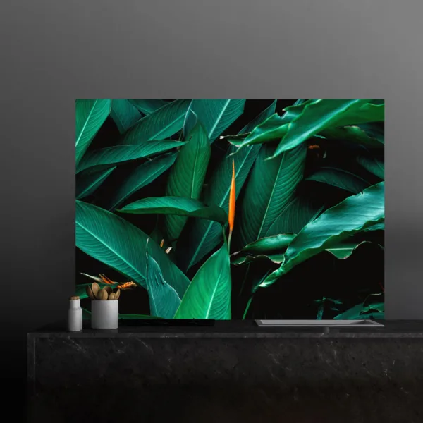 Tropical green custom splashback - for kitchen & bathroom