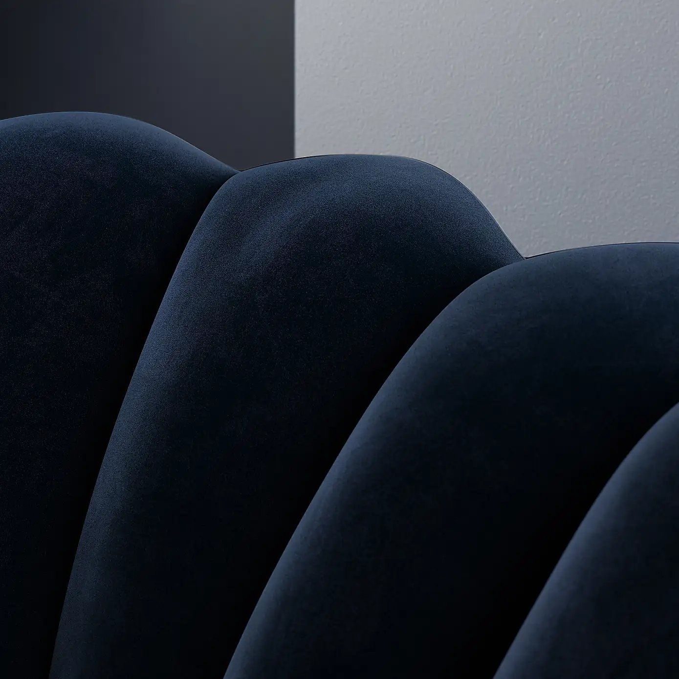 Vivian Velvet Chair in Ink Blue Absolute Home