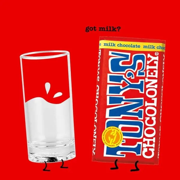 Tony's chocolonely milk chocolate bar - 180g