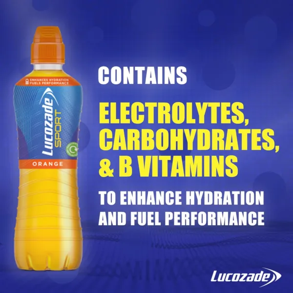 Lucozade sport body fuel - orange 4x500ml