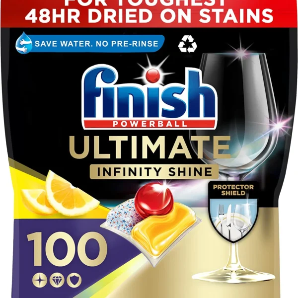 Finish Ultimate Infinity Shine Dishwasher Tablets x 100