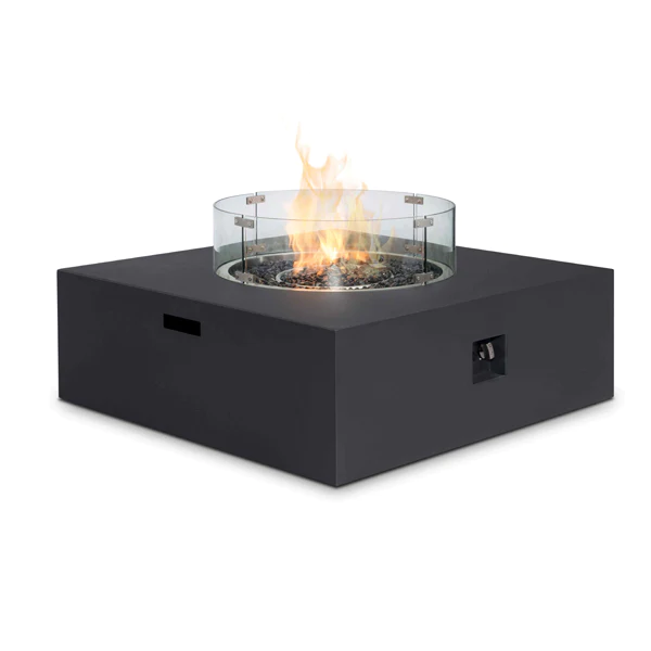 Maze Fire Pit Coffee Table, Charcoal