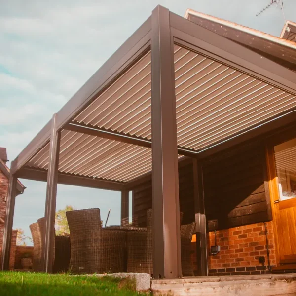 Eclipse 5 X 3.5m LED Motorised Pergola | Free Standing
