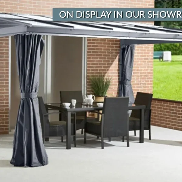 Four Seasons Wall Mounted Gazebo 3m x 3.65m