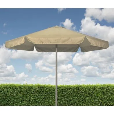 Hexagonal Garden Parasol by Croft - 2.2M Beige