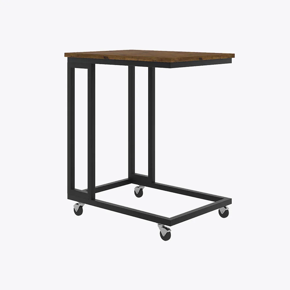 Ealing side table on wheels Ealing lamp table