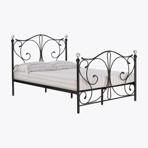 Florence 4.6 Double Bed Black