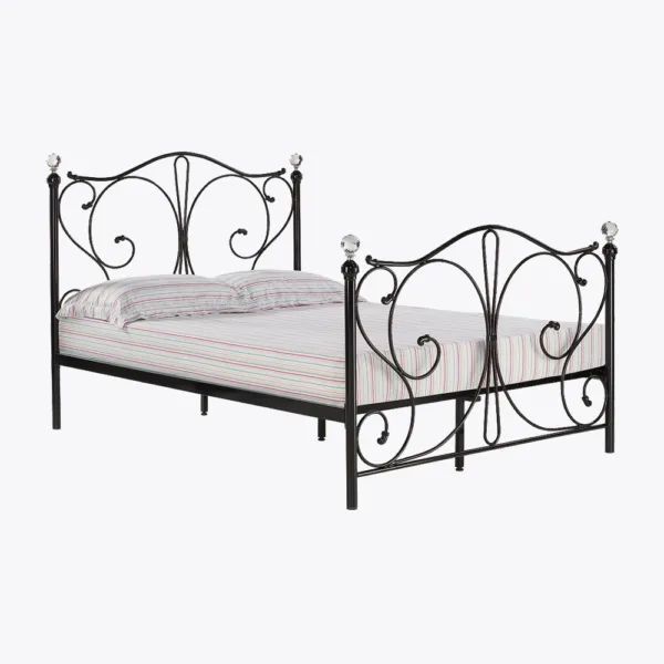Florence 5. 0 kingsize bed black