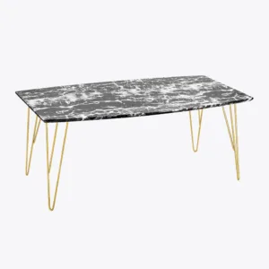 Fusion coffee table black marble