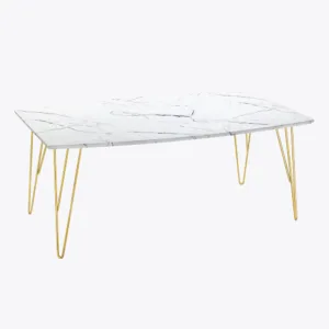 Fusion coffee table white marble