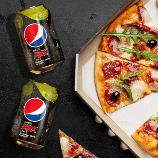 Pepsi max lime, 330ml can, pack of 24