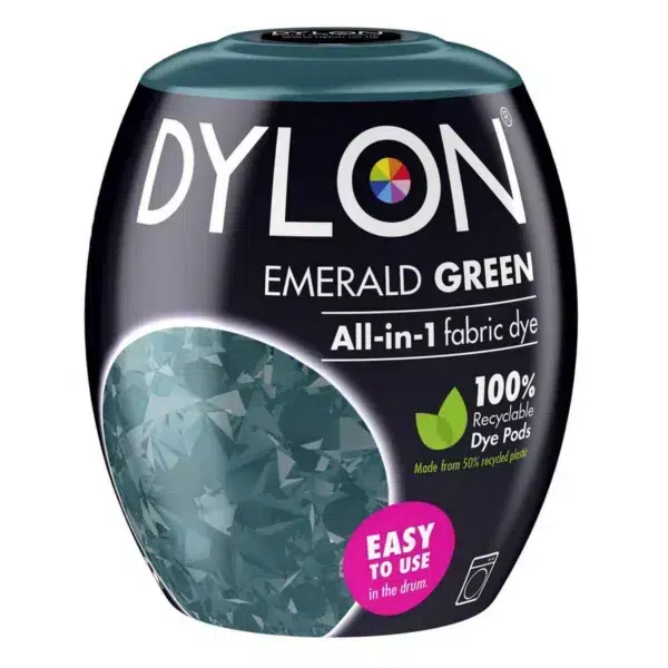 DYLON Washing Machine Fabric Dye Pod, Emerald Green