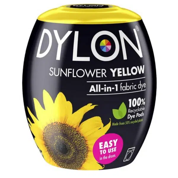 DYLON Washing Machine Fabric Dye Pod, Yellow