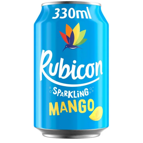 Rubicon 24 Pack Sparkling Mango Drink 24 x 330ml Cans