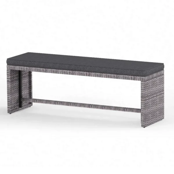 5 piece garden corner sofa set, grey
