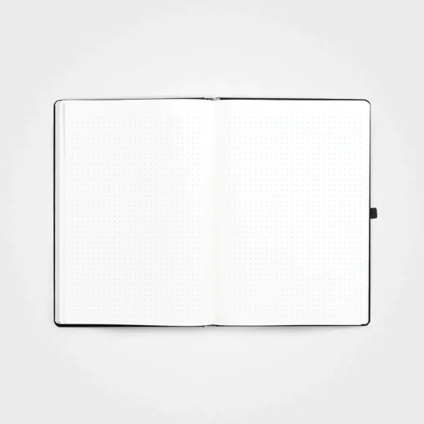 Hardcover Stone Paper A5 Notebook, Charcoal Black