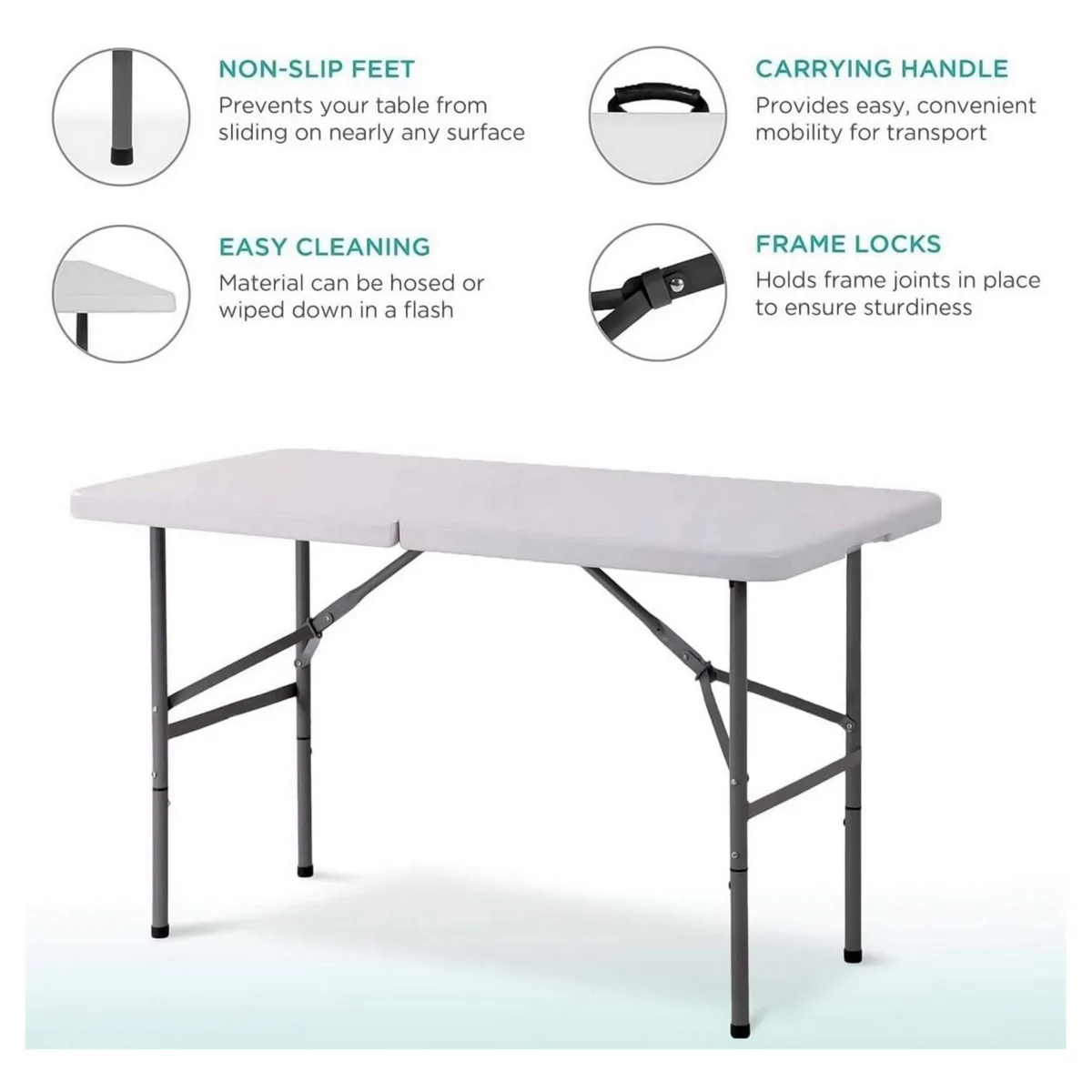 Denny international® outdoor folding table (5ft) Denny international® outdoor folding table (4ft)