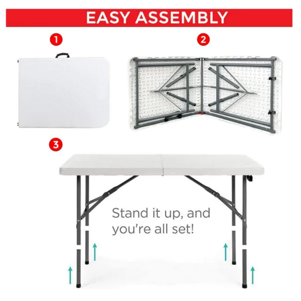 Denny international® outdoor folding table (4ft)