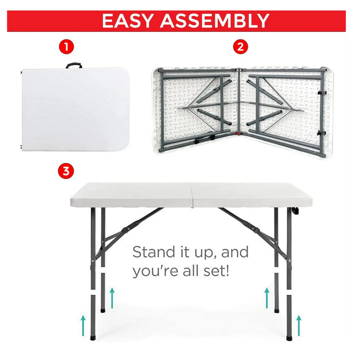 Denny international® outdoor folding table (5ft) Denny international® outdoor folding table (4ft)