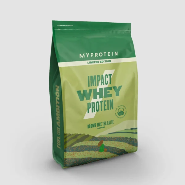 Impact Whey Protein Powder - 1kg - Brown Rice Tea Latte