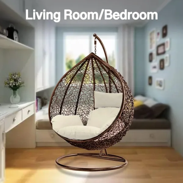 Rattan swing egg chair hanging garden hammock