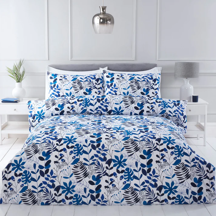 Coastal blue floral duvet set - all sizes Coastal blue floral duvet set - all sizes