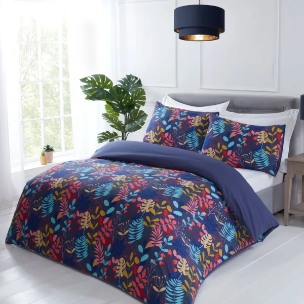 Alternative view of Tropical Leaf Multi Reversible Duvet Set - All Sizes