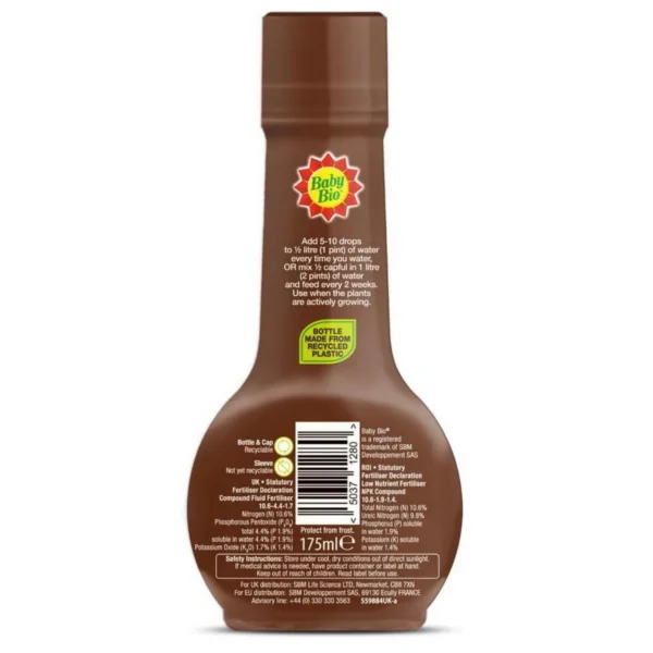 Baby Bio 5878844 Houseplant Food, 175ml