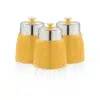 Swan Retro Set of 3 Canisters, Yellow