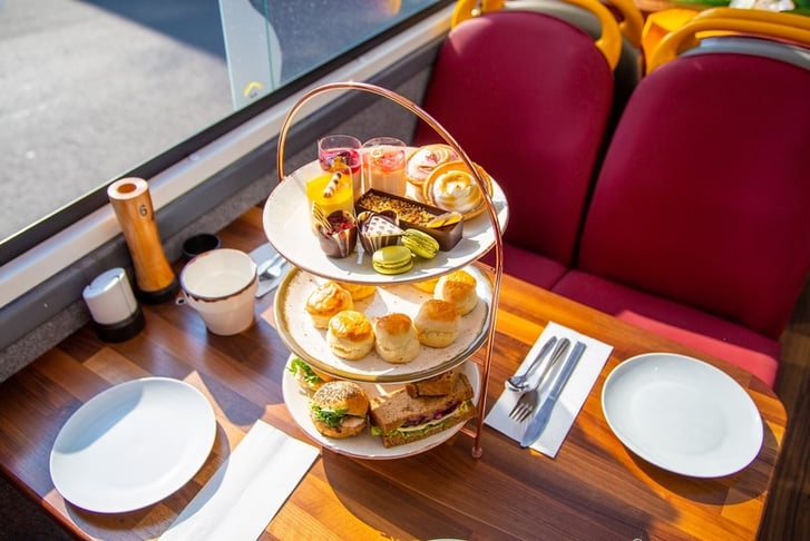 Experience london like never before: the afternoon tea bus tour!