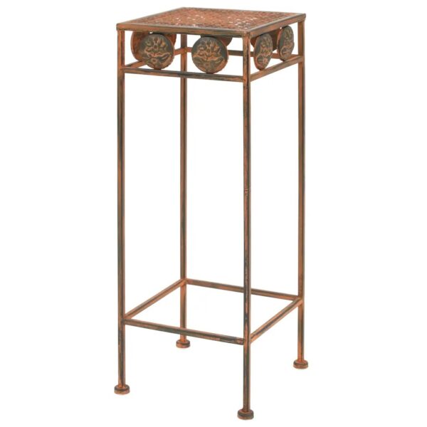 Livaxl plant stand set 3 pieces vintage style metal rusty - image 7