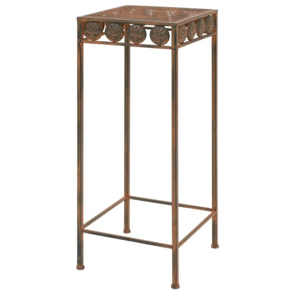 Livaxl plant stand set 3 pieces vintage style metal rusty - image 6