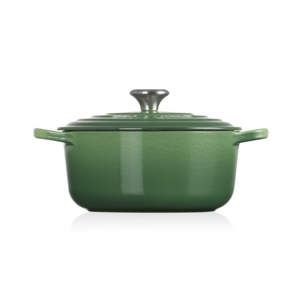 Le Creuset 24cm Cast Iron Round Casserole, Bamboo Green